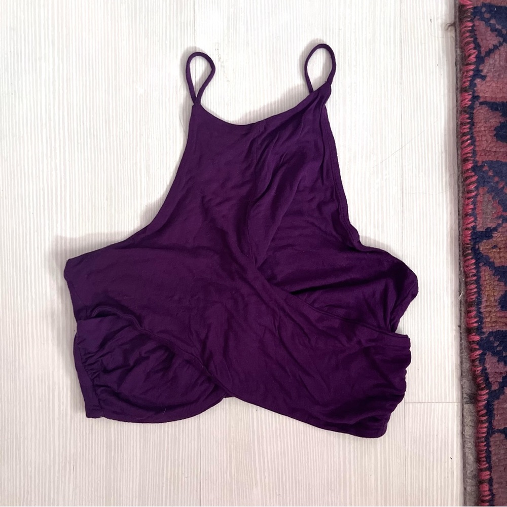 🛍️ Purple crop top